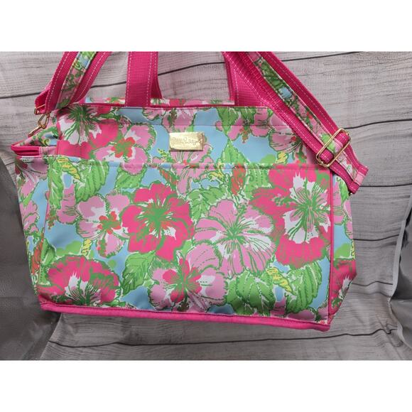 NEW Lilly Pulitzer Insulated Cooler Bag In Big Flirt - Picture 4 of 13